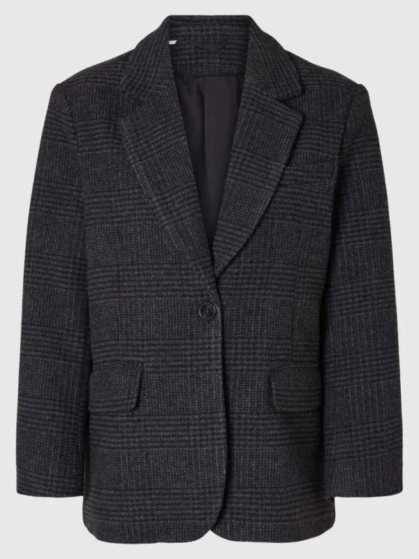 Jakkesæt & Blazers | Overtøj>SELECTED TERNET OVERSIZED BLAZER Grey