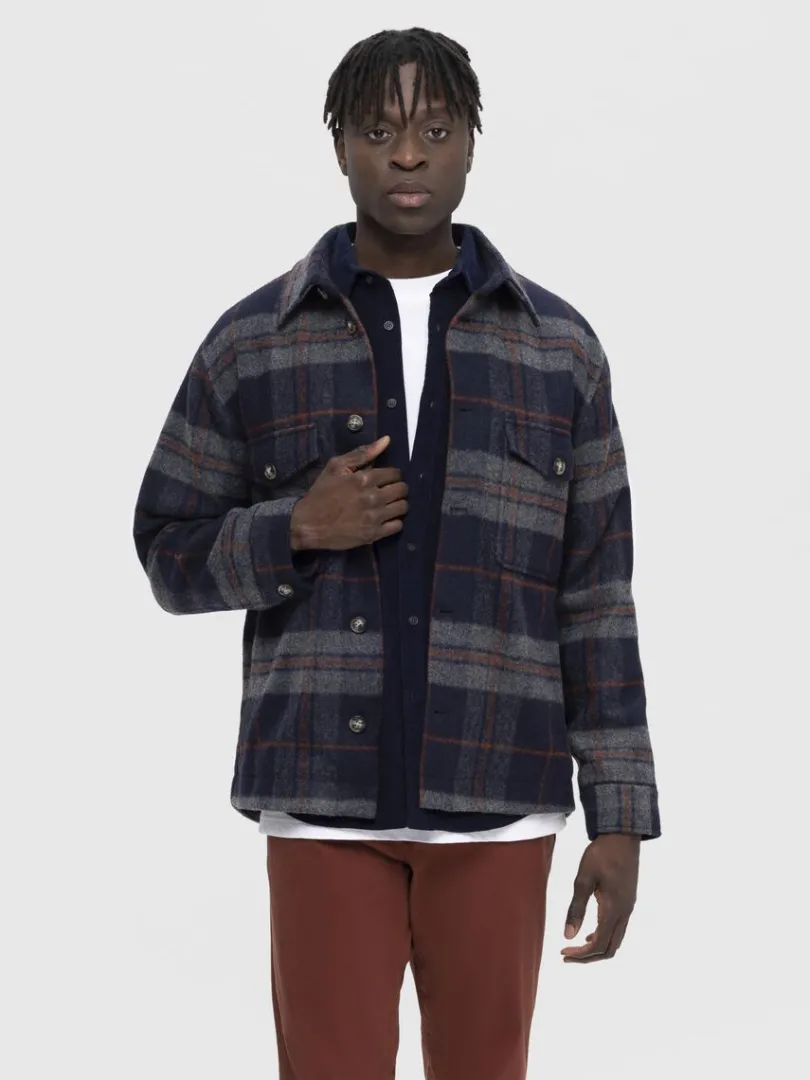 ternet_shacket_0-5.webp Overtøj | Skjorter>SELECTED TERNET SHACKET Blue