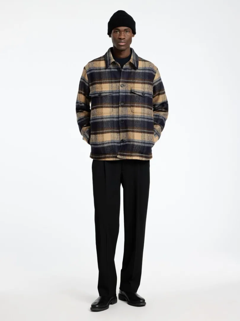 ternet_shacket_2-1.webp Overtøj | Skjorter>SELECTED TERNET SHACKET Blue
