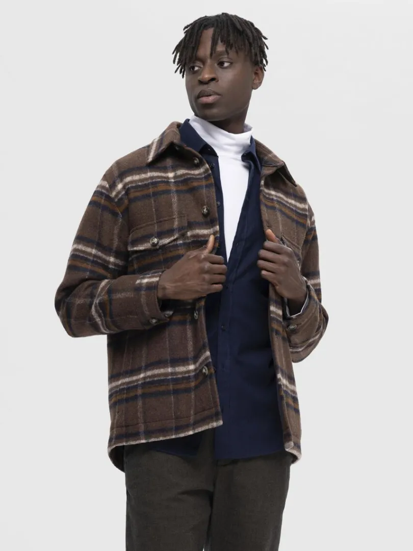 ternet_shacket_2-6.webp Overtøj | Skjorter>SELECTED TERNET SHACKET Brown