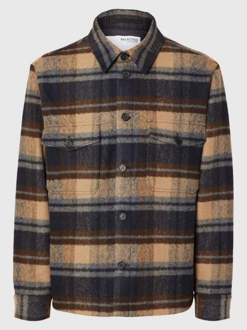 ternet_shacket_4-1.webp Overtøj | Skjorter>SELECTED TERNET SHACKET Blue