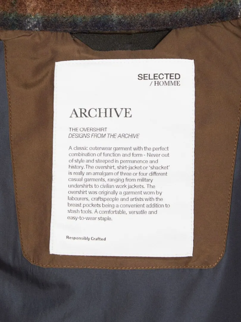 ternet_shacket_6-1.webp Overtøj | Skjorter>SELECTED TERNET SHACKET Brown