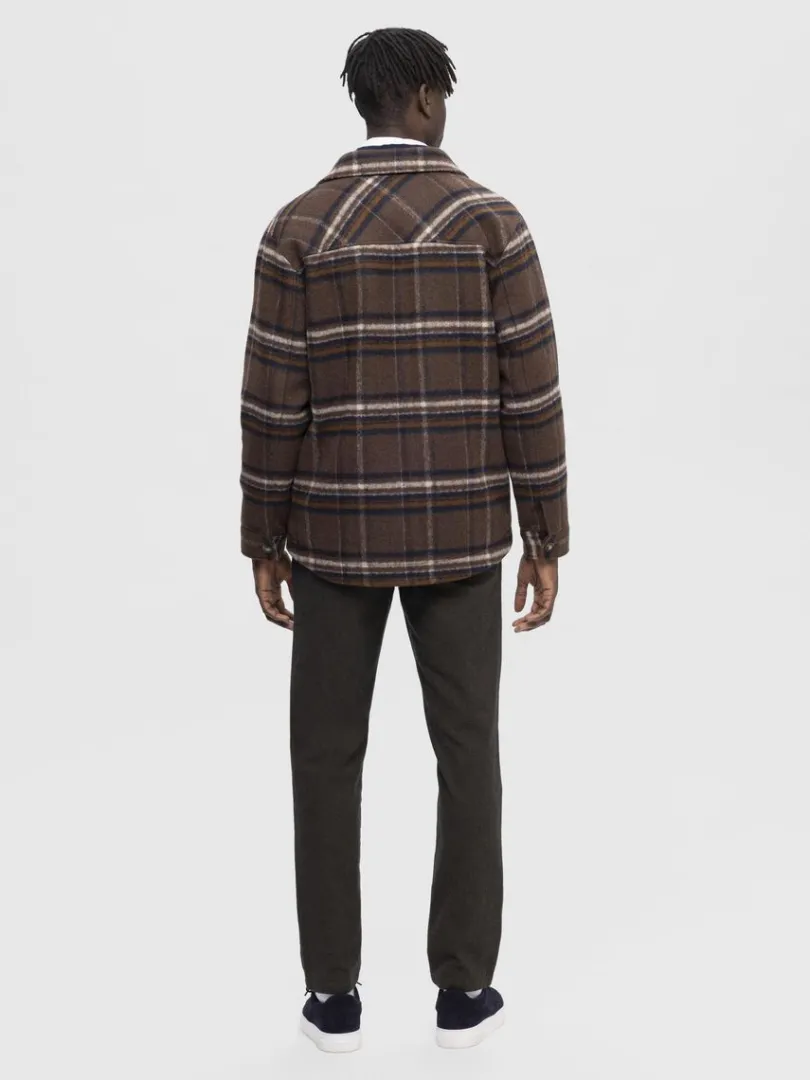 ternet_shacket_7-1.webp Overtøj | Skjorter>SELECTED TERNET SHACKET Brown