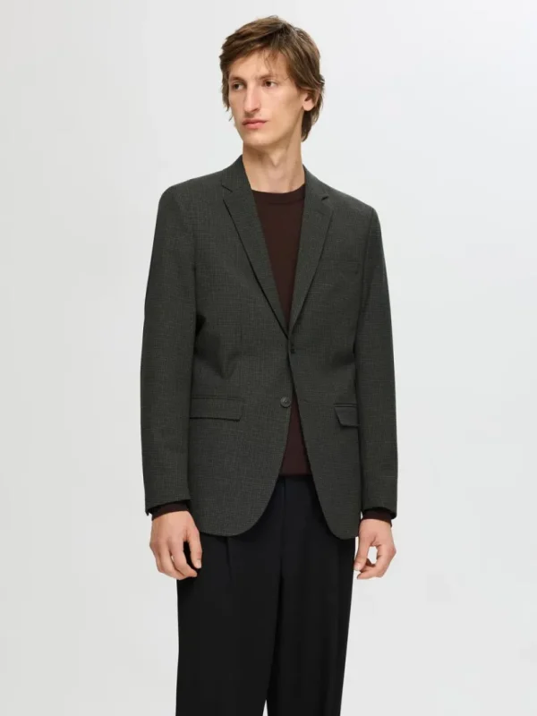 Jakkesæt & Blazers>SELECTED TERNET SLIM FIT BLAZER Brown