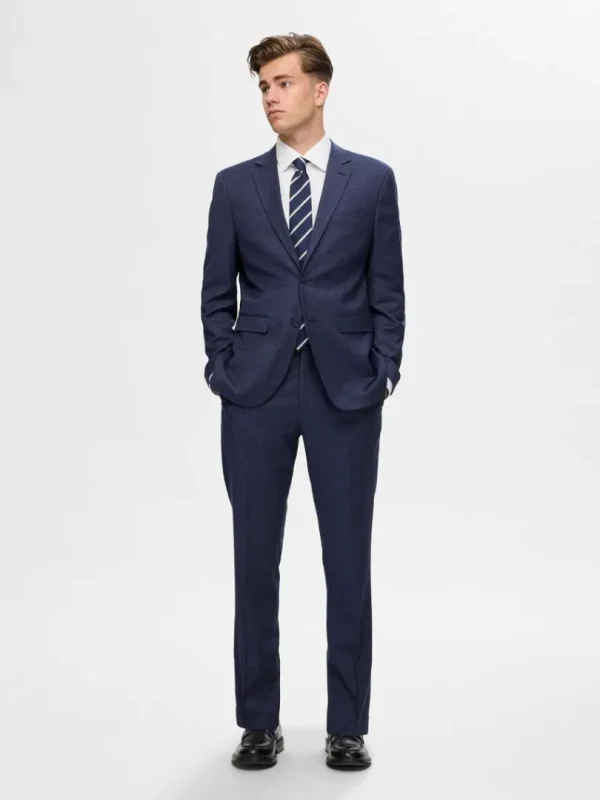 Jakkesæt & Blazers>SELECTED TERNET SLIM FIT BLAZER Blue