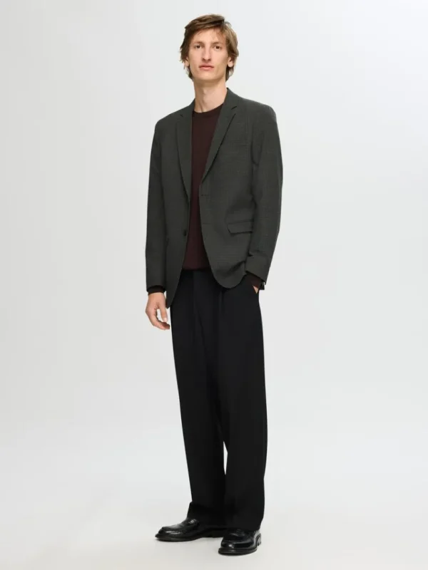 Jakkesæt & Blazers>SELECTED TERNET SLIM FIT BLAZER Brown