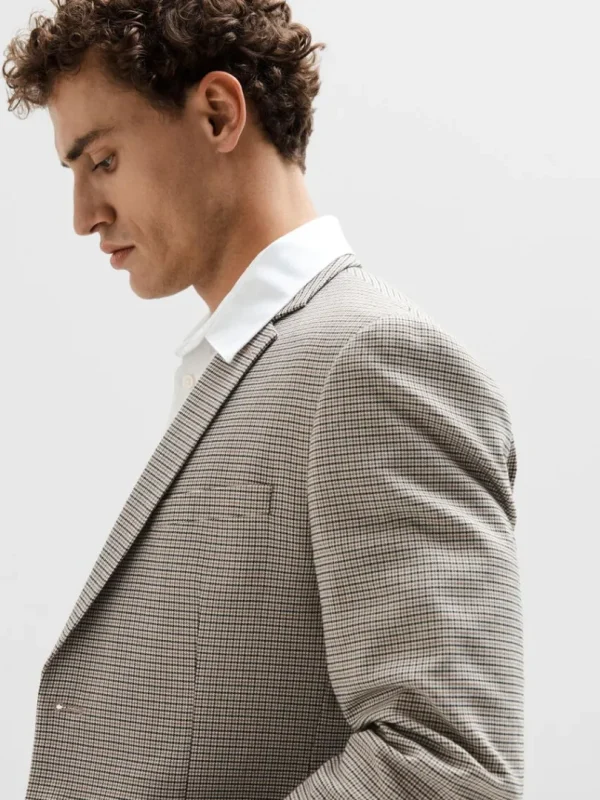 Jakkesæt & Blazers>SELECTED TERNET SLIM FIT BLAZER Beige