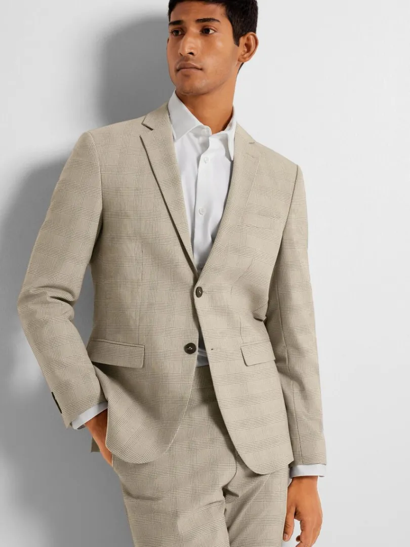 ternet_slim_fit_blazer_2-3.webp Jakkesæt & Blazers>SELECTED TERNET SLIM FIT BLAZER Beige