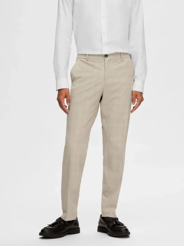 Bukser | Jakkesæt & Blazers>SELECTED TERNET SLIM FIT HABITBUKSER Beige