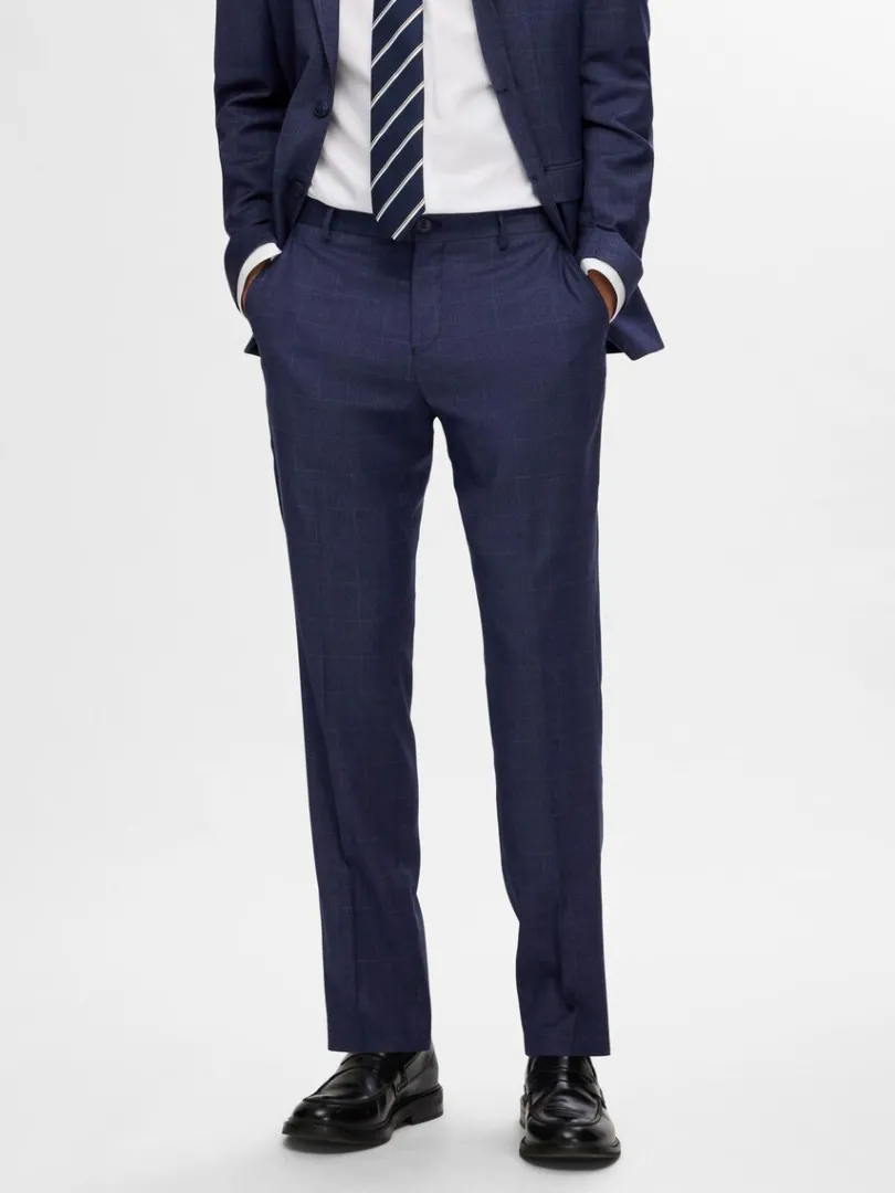 ternet_slim_fit_habitbuks_0.webp Bukser | Jakkesæt & Blazers>SELECTED TERNET SLIM FIT HABITBUKSER Blue