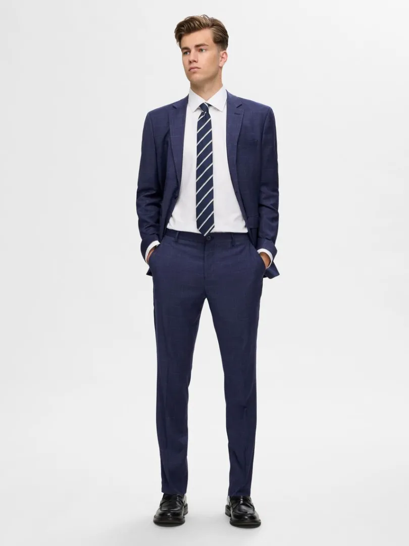 ternet_slim_fit_habitbuks_2.webp Bukser | Jakkesæt & Blazers>SELECTED TERNET SLIM FIT HABITBUKSER Blue