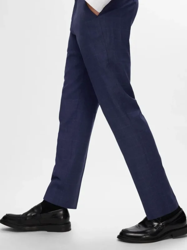 Bukser | Jakkesæt & Blazers>SELECTED TERNET SLIM FIT HABITBUKSER Blue