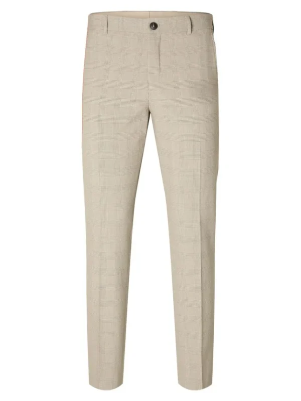 Bukser | Jakkesæt & Blazers>SELECTED TERNET SLIM FIT HABITBUKSER Beige