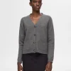 Strik>SELECTED 100% ULD CARDIGAN Grey
