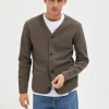Strik>SELECTED ULD CARDIGAN Brown