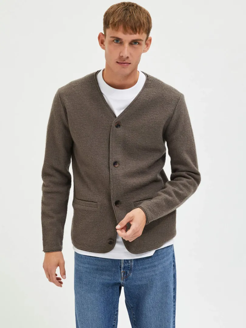 uld_cardigan_0-4.webp Strik>SELECTED ULD CARDIGAN Brown