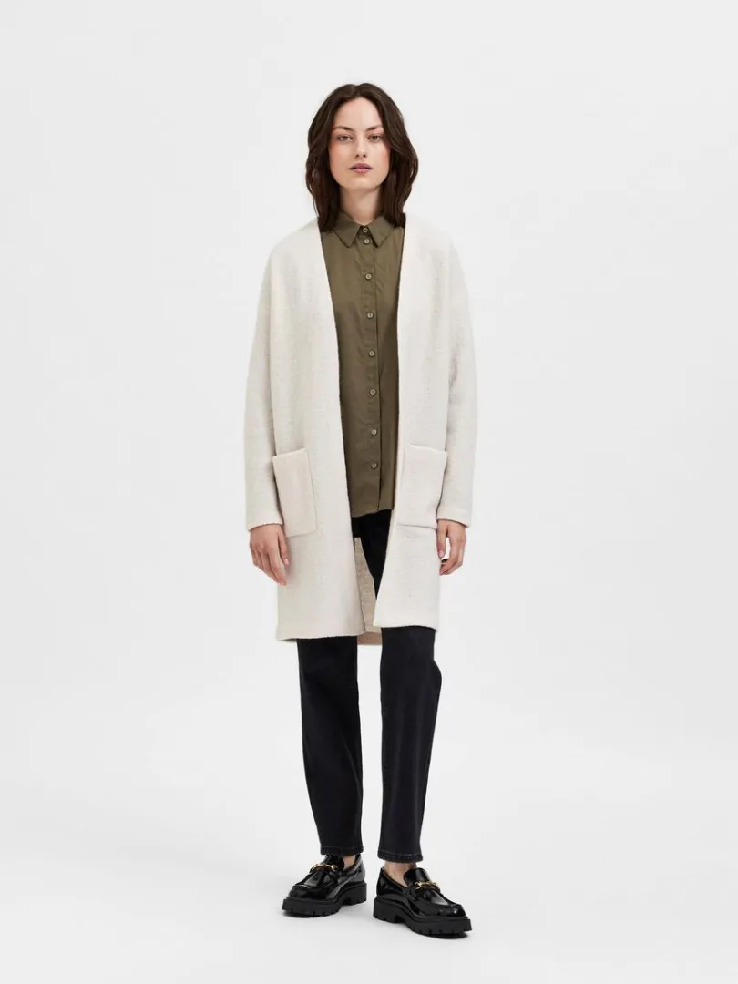 uld_cardigan_1-2.webp Strik>SELECTED ULD CARDIGAN Beige