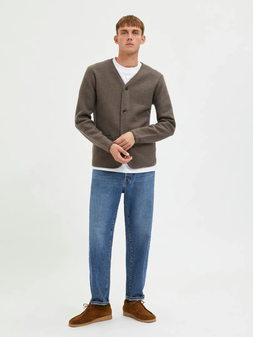 uld_cardigan_1-4.webp Strik>SELECTED ULD CARDIGAN Brown