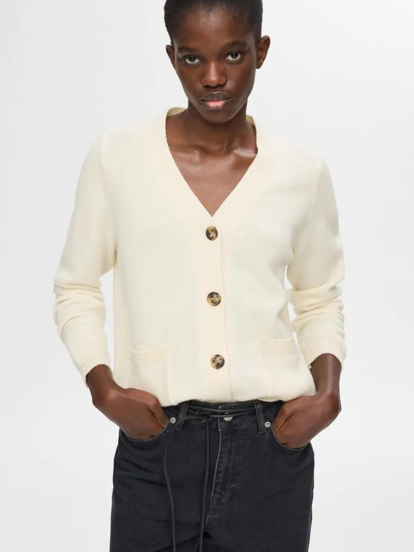 uld_cardigan_2-1.webp Strik>SELECTED 100% ULD CARDIGAN Beige