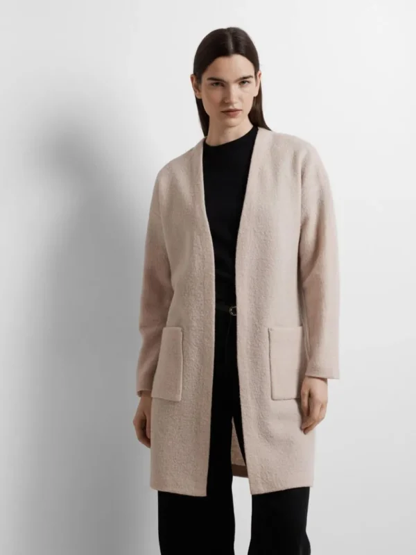 Strik>SELECTED ULD CARDIGAN Beige