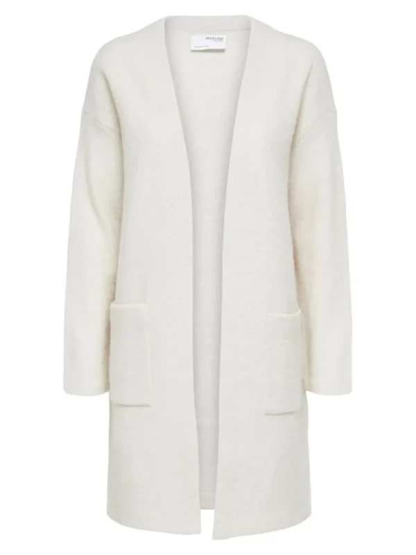 Strik>SELECTED ULD CARDIGAN Beige