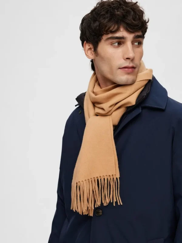 Accessories>SELECTED ULD HALSTØRKLÆDE Brown
