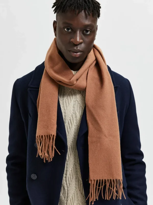 Accessories>SELECTED ULD HALSTØRKLÆDE Brown