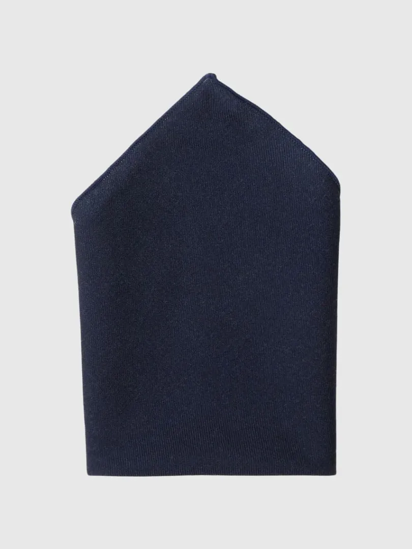 uld_lommetrklde_0-3.webp Accessories | Jakkesæt & Blazers>SELECTED ULD LOMMETØRKLÆDE Blue
