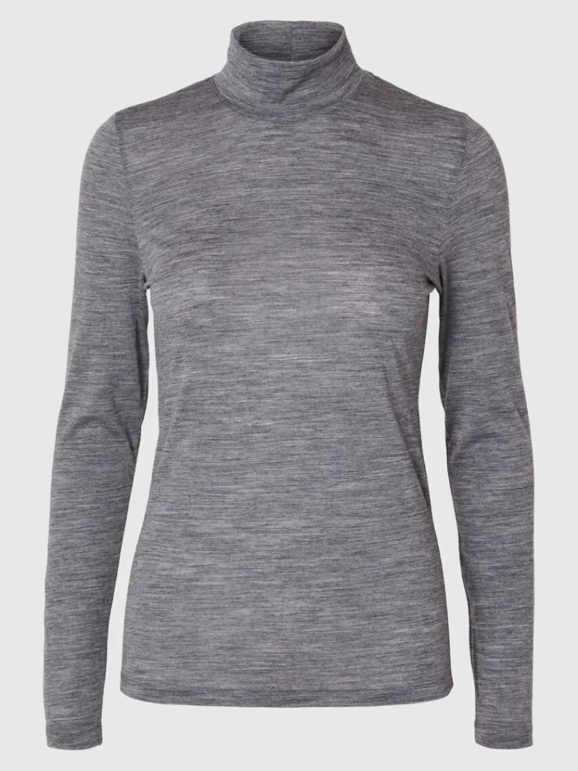 uld_rullekrave_5.webp Toppe Og Bluser>SELECTED 100% ULD RULLEKRAVE Grey