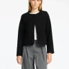 Strik>SELECTED 100% ULD STRIKKET CARDIGAN Black
