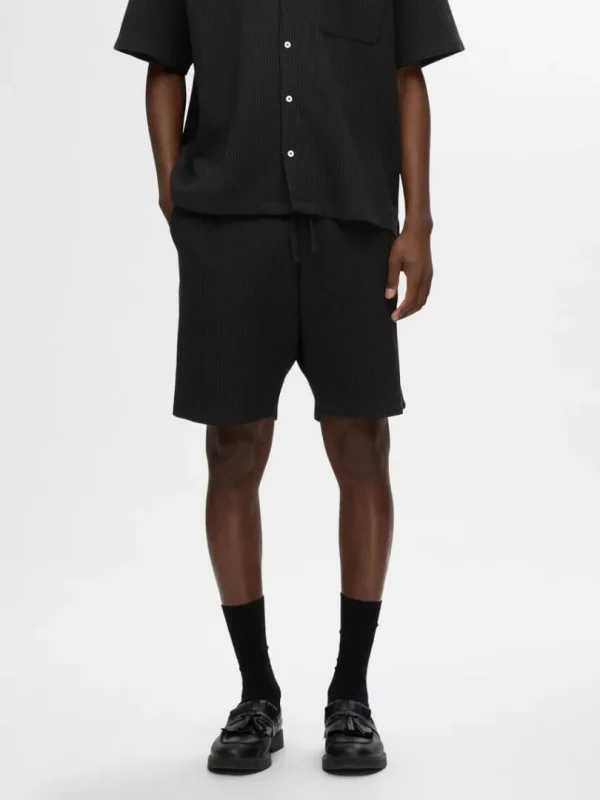 Shorts>SELECTED VAFLET SHORTS Black