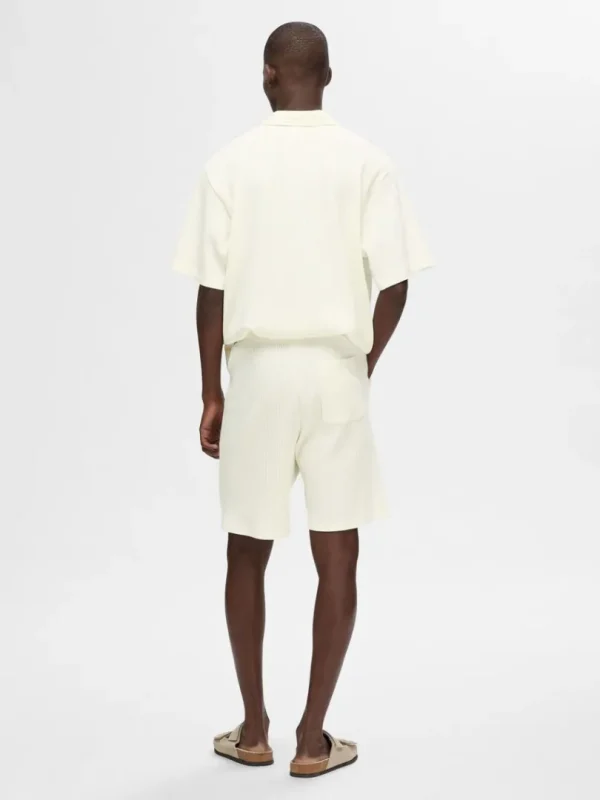 Shorts>SELECTED VAFLET SHORTS White