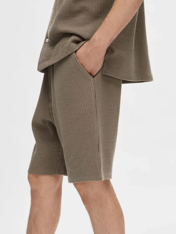 Shorts>SELECTED VAFLET SHORTS Brown