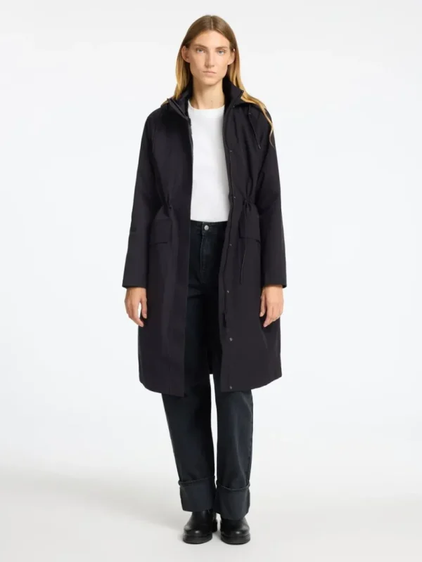Overtøj>SELECTED VANDTÆT PARKA Black
