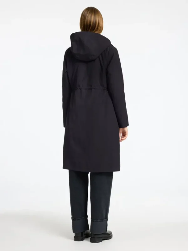 Overtøj>SELECTED VANDTÆT PARKA Black