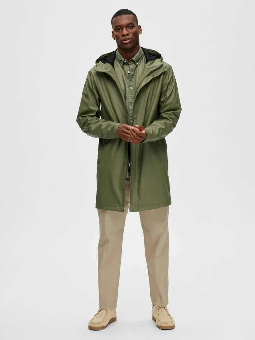 vandtt_regnjakke_2.webp Overtøj>SELECTED VANDTÆT REGNJAKKE Green