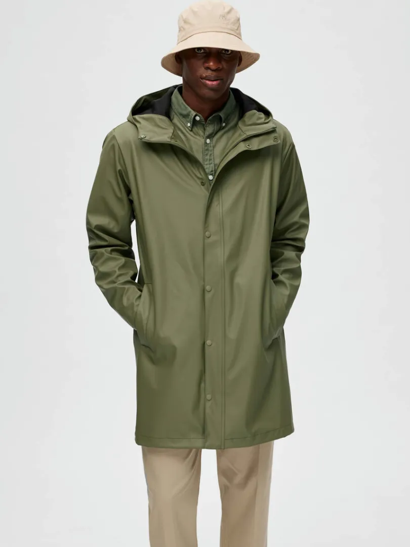 vandtt_regnjakke_3.webp Overtøj>SELECTED VANDTÆT REGNJAKKE Green