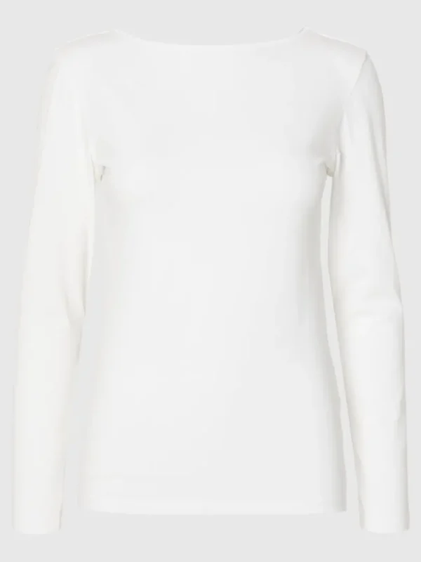 T-shirts>SELECTED VENDBAR LANGÆRMET T-SHIRT White