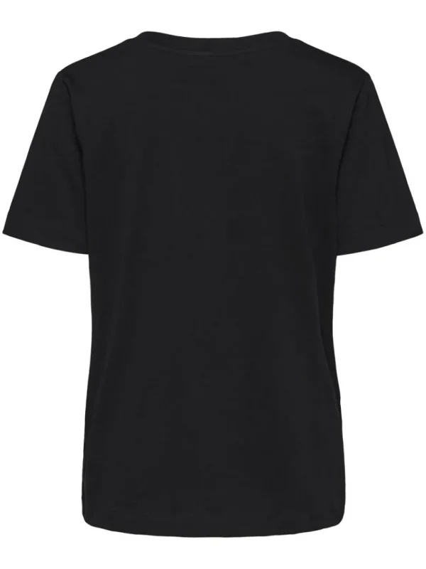 T-shirts>SELECTED V-HALS T-SHIRT Black