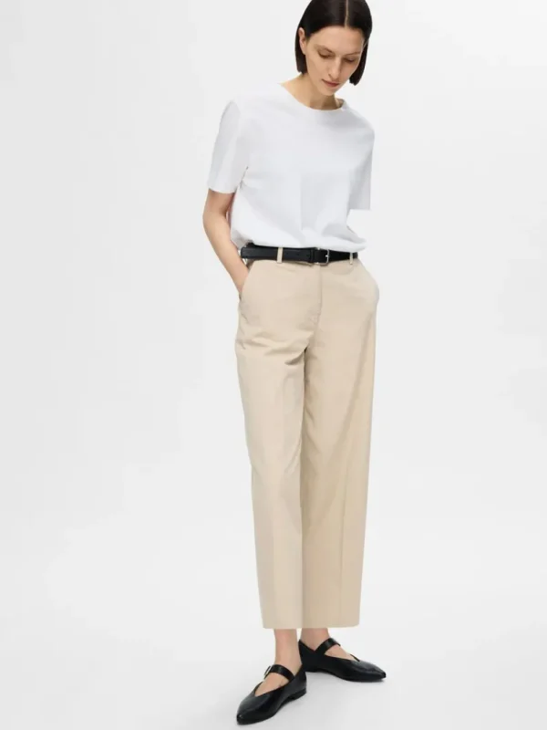 Bukser | Jakkesæt & Blazers>SELECTED VIDE BEN CHINOS Beige