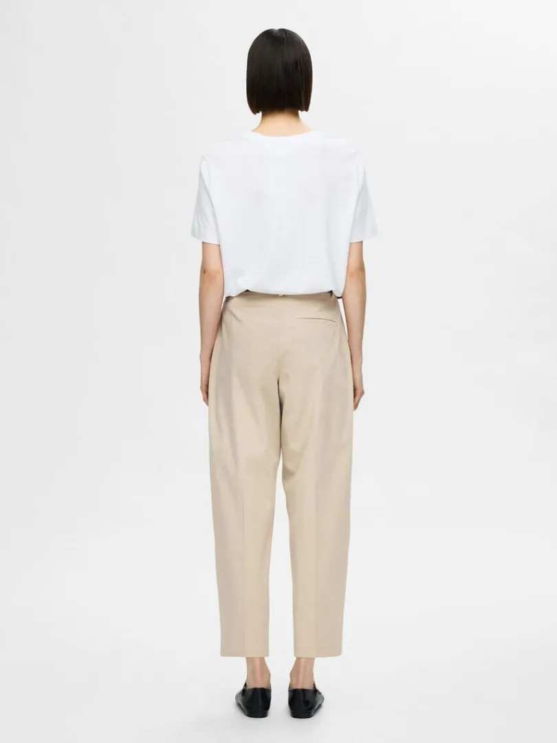 vide_ben_chinos_4.webp Bukser | Jakkesæt & Blazers>SELECTED VIDE BEN CHINOS Beige