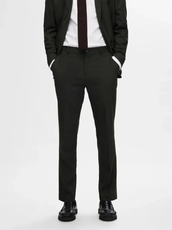 Bukser | Jakkesæt & Blazers>SELECTED VÆVEDE BUKSER Green