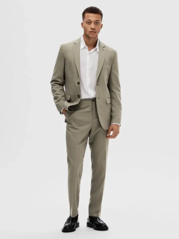 Bukser | Jakkesæt & Blazers>SELECTED VÆVEDE BUKSER Green