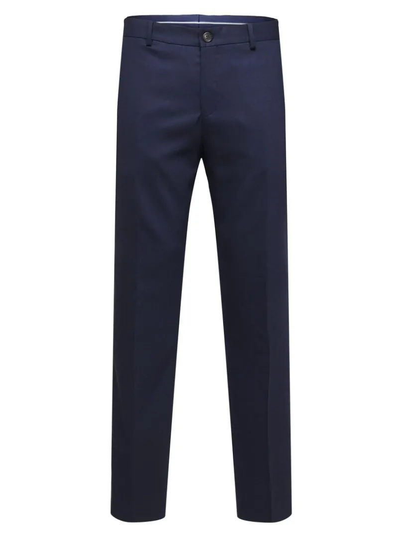 vvede_bukser_4-3.webp Bukser | Jakkesæt & Blazers>SELECTED VÆVEDE BUKSER Blue