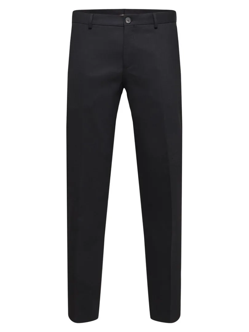 vvede_bukser_4-5.webp Bukser | Jakkesæt & Blazers>SELECTED VÆVEDE BUKSER Black