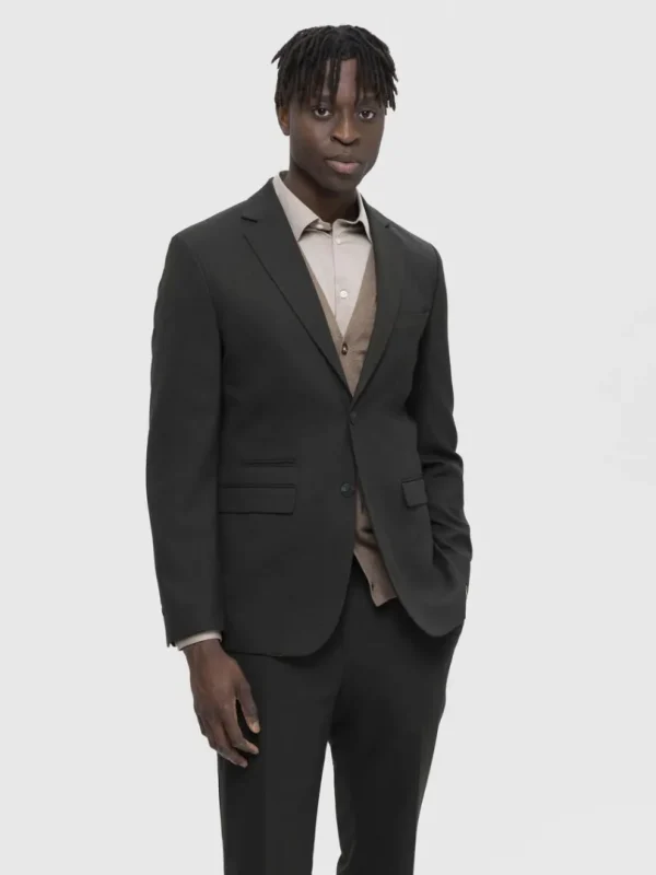 Jakkesæt & Blazers>SELECTED VÆVET BLAZER Green
