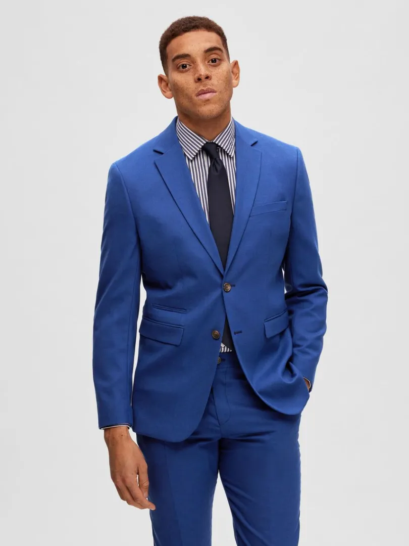 vvet_blazer_0-3.webp Jakkesæt & Blazers>SELECTED VÆVET BLAZER Blue
