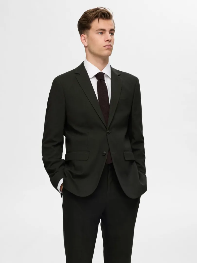 vvet_blazer_0.webp Jakkesæt & Blazers>SELECTED VÆVET BLAZER Green