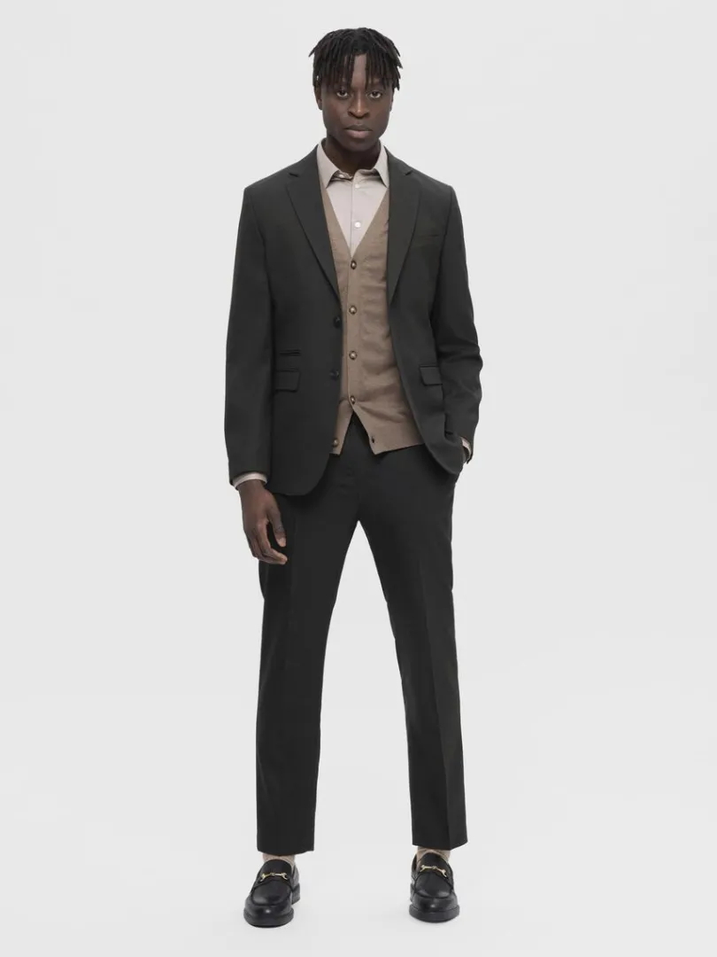 vvet_blazer_2-1.webp Jakkesæt & Blazers>SELECTED VÆVET BLAZER Green