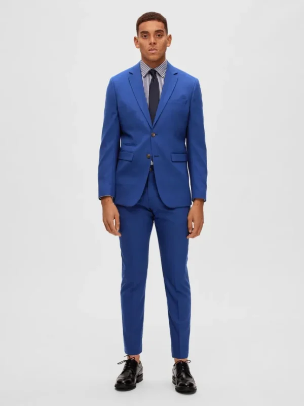 Jakkesæt & Blazers>SELECTED VÆVET BLAZER Blue